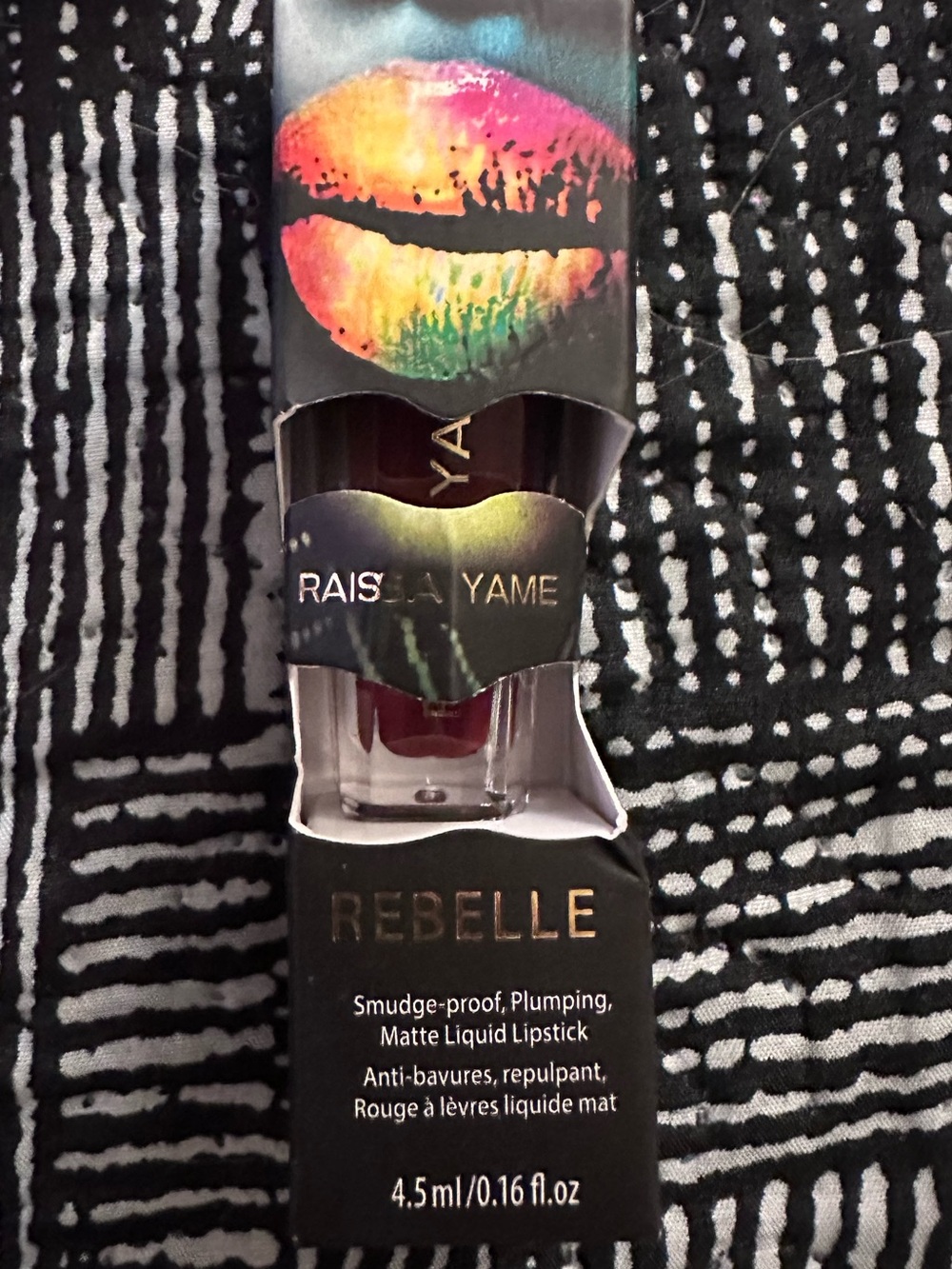 Raissa Yame Rebelle plumping matte lipstick in Alpha Female